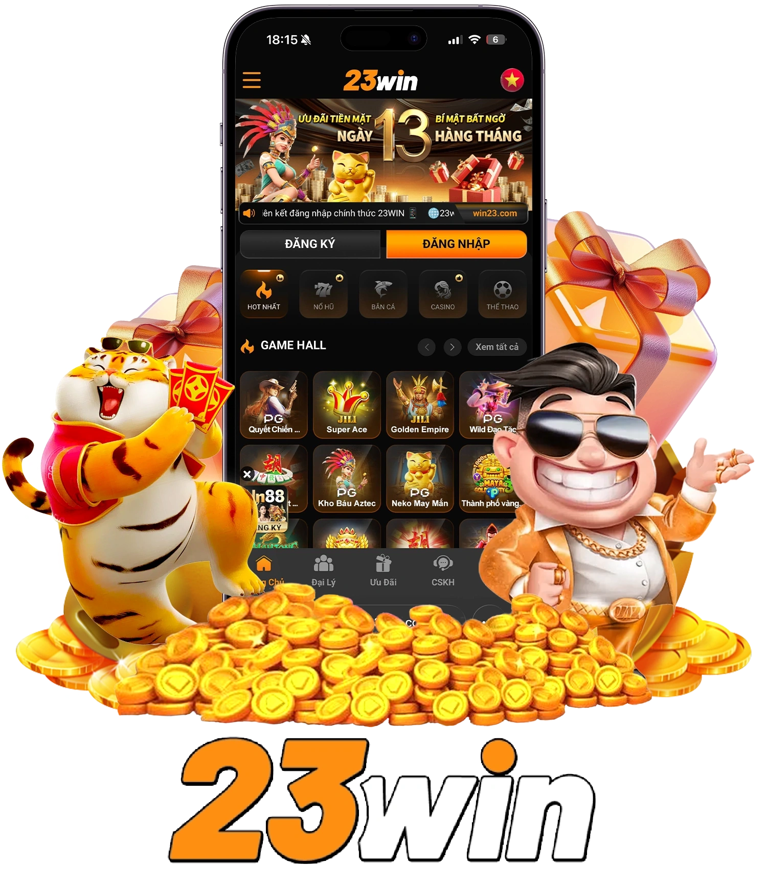 Ứng dụng 23Win trên điện thoại